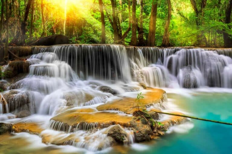 From Bangkok Erawan Waterfall Kanchanaburi Private Tour