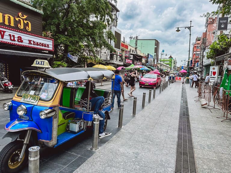 Khaosan Road - Bangkok Wetter im März