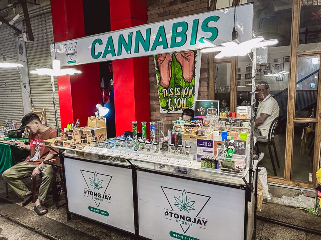 Patpong Night Market - Cannabis