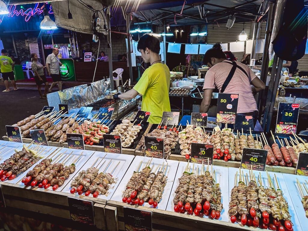 Patpong Food Market in Bangkok